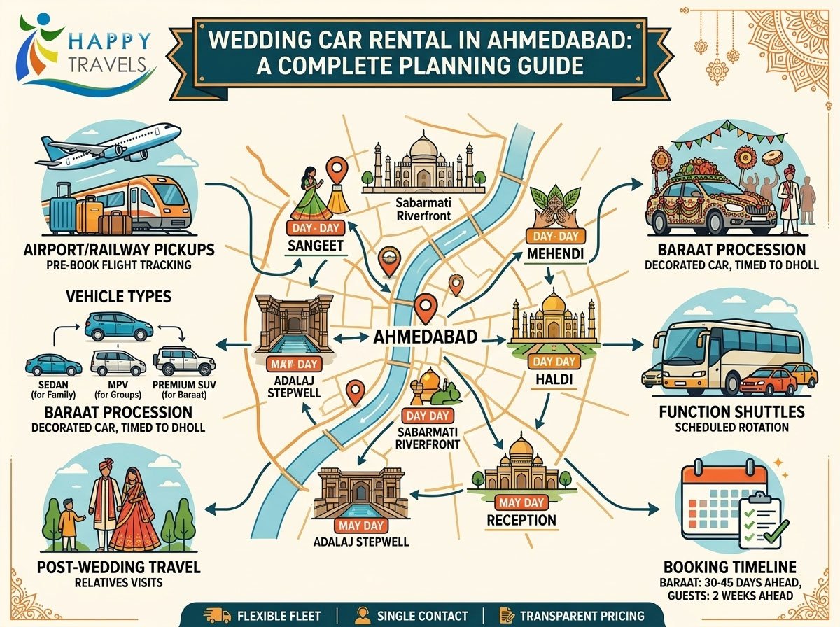 Wedding Car Rental in Ahmedabad: A Complete Planning Guide