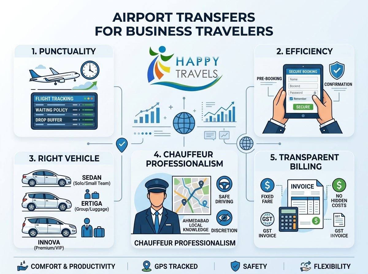 Airport Transfers for Business Travelers: What to Look For