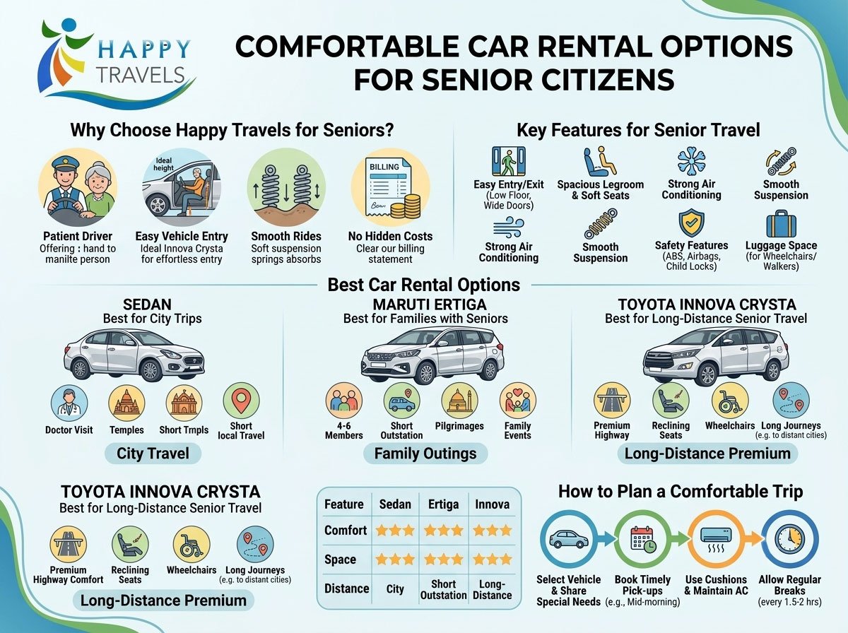 Comfortable Car Rental Options for Senior Citizens